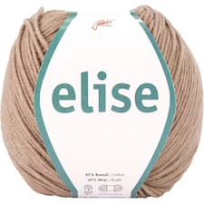 Järbo Elise Garn Bomullsmix 50g Sand (69228)