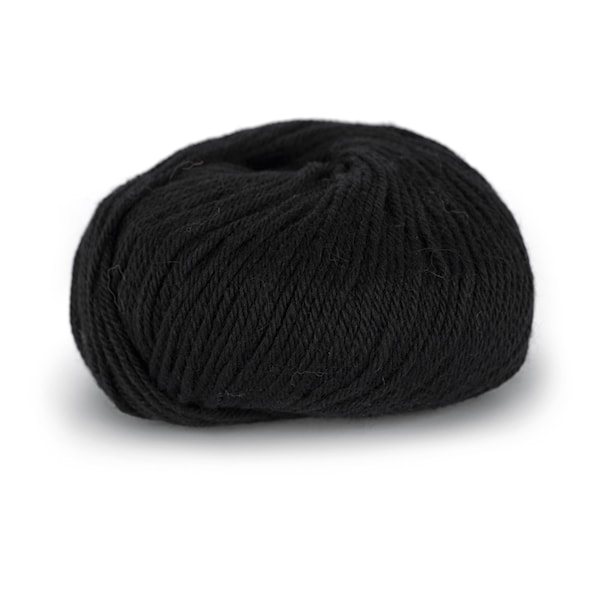 Du store Alpakka Sterk Ullmix 50 g Svart 809