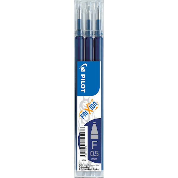 Pilot FriXion Refill/Patron 0.5 mm, 3-pack