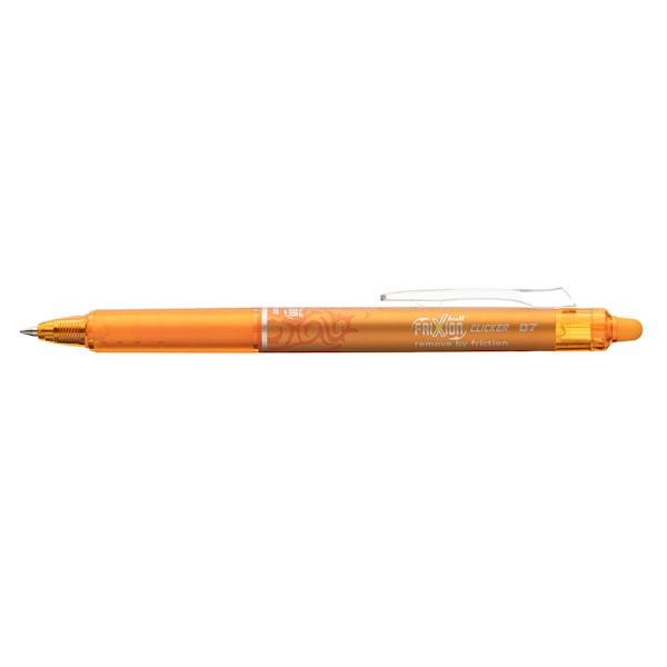 Frixion Clicker 0,7mm Aprikos Oransje Viskelærbar Pilot