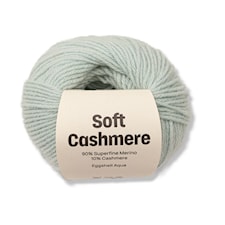 Soft Cashmere Kashmir/merino 25 gr Eggshell aqua A743 Adlibris