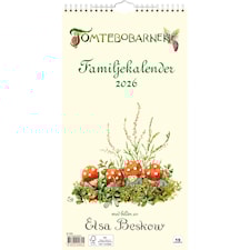 Väggkalender Tomtebobarnen 2026 Almanacksförlaget