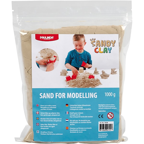 Sandy Clay® , natur, 1 kg/ 1 förp.