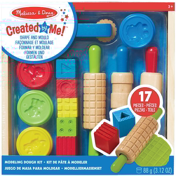 Modelleringssett med former og verktøy fra Melissa & Doug