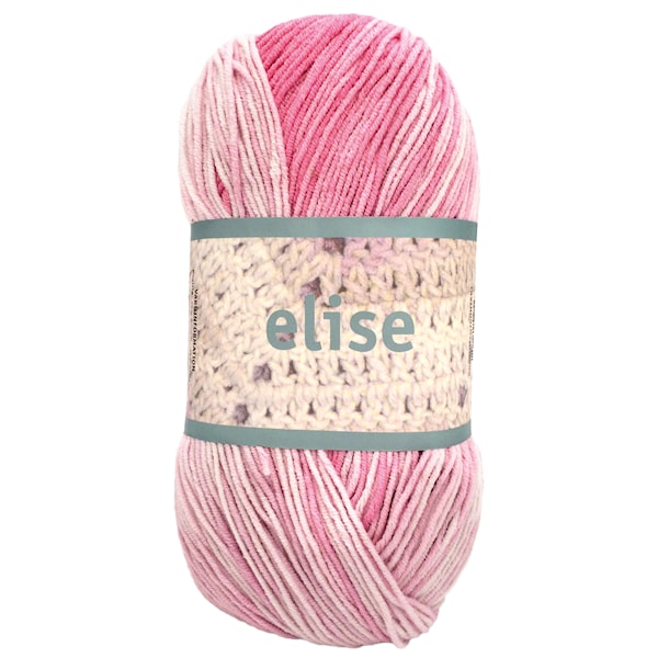 Elise 100g Vaaleanpunainen, lila batiikki (69017)