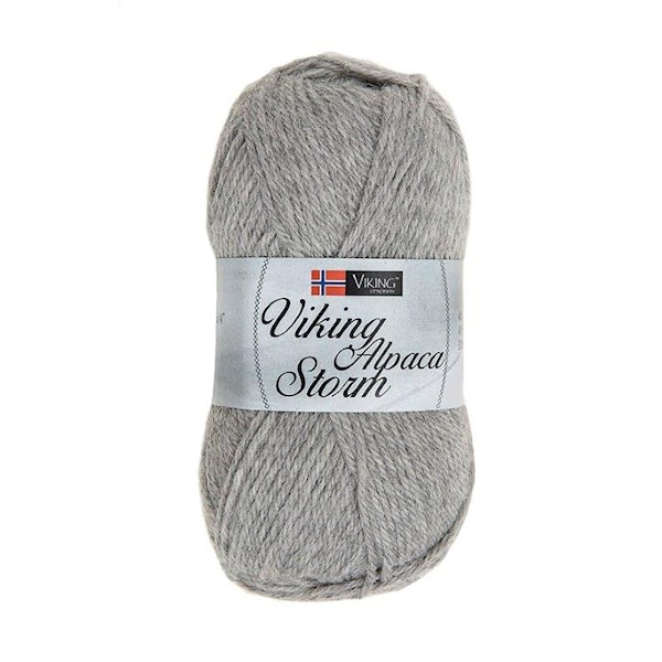 Viking of Norway Alpaca Storm 50 gr vaaleanharmaa