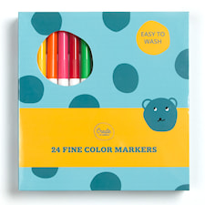 Tusj Barn Smal spiss Adlibris 24-Pack