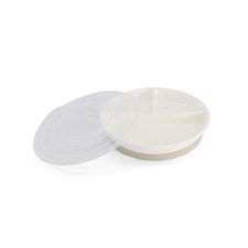 Twistshake Divided Plate 6+m White