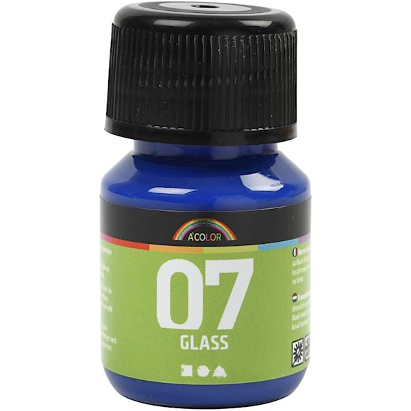 Creativ Company Permanent Glass Paint - Brilliant Blue 30ml