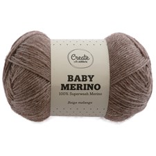Baby Merino Lanka 50 g Beige Melange A044 Adlibris