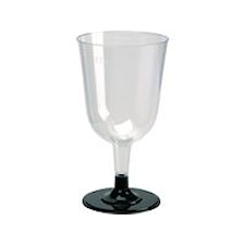 Plastglas Vin med Lös Fot 24 cl Transparent 12 st
