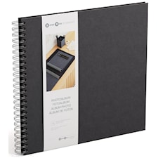 Valokuva-albumi Musta Mustilla Lehdyköillä 35x31,5cm Bigso Box of Sweden