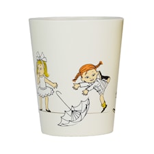 Pippi Cirkus Tumblermugg Beige Rätt Start