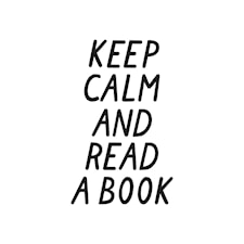 Keep calm and read a book Poster 30x40 cm
