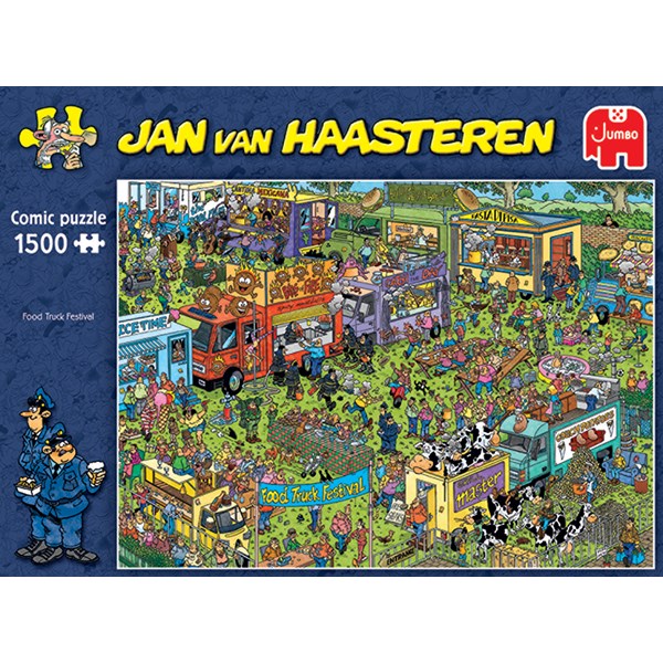 Jan Van Haasteren Food Truck Festival, Pussel 1500 bitar, Jumbo