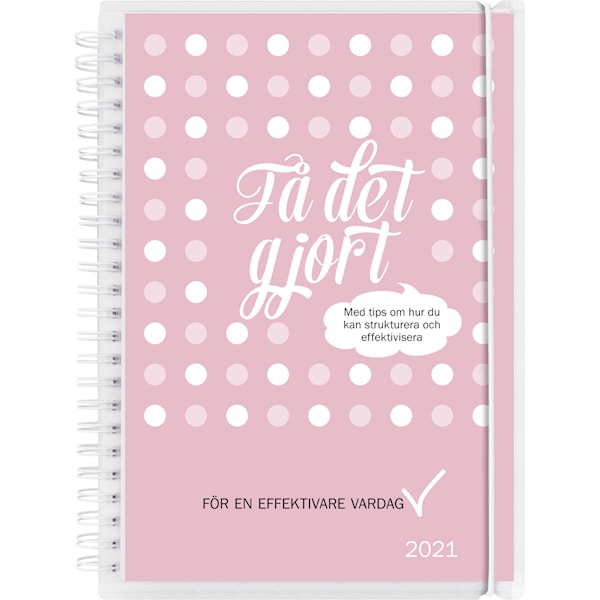 Kalender 21 Fa Det Gjort Rosa A5 Burde Online Adlibris