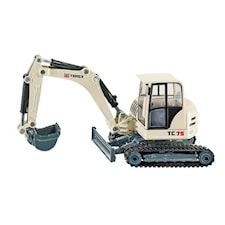 Siku Terex - Vit Grävmaskin med larvfötter, 1:50