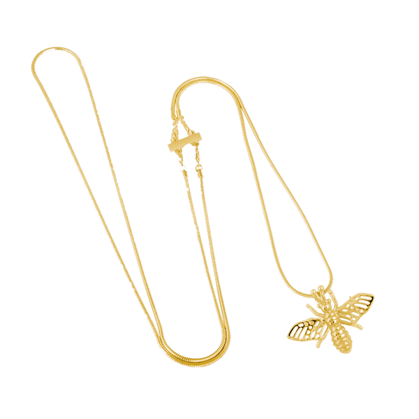 Ioaku Insect Mini Necklace Alloy Gold