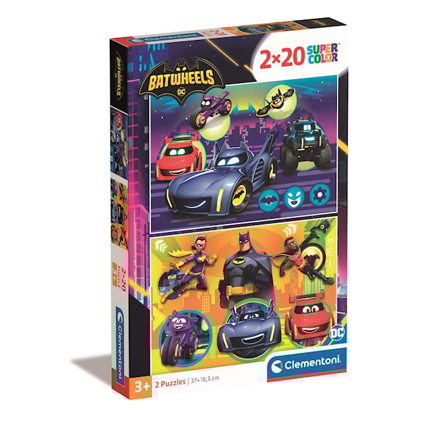 Clementoni DC Comics Super Colour Batwheels (2x20)