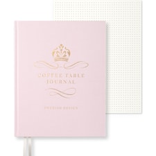 Coffe Table Journal Royal 25,5 x 20 cm Dusty Rose 256 sidor Paperstyle