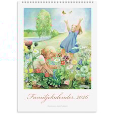 Familjekalender 2026 A4 Kerstin Frykstrand Burde