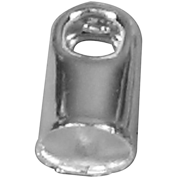 Enderør, dia. 3,2 mm, forsølvet, 10 stk./ 1 pk.