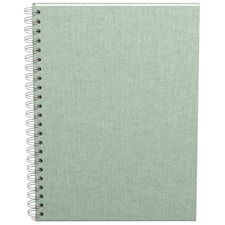 Anteckningsbok A4 Olinjerad Soft Teal 90 Blad Bigso Box of Sweden