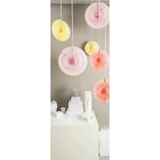 Honeycomb, Vifte, 3 stk., 40/30/25 cm, Sommer, Rico Design