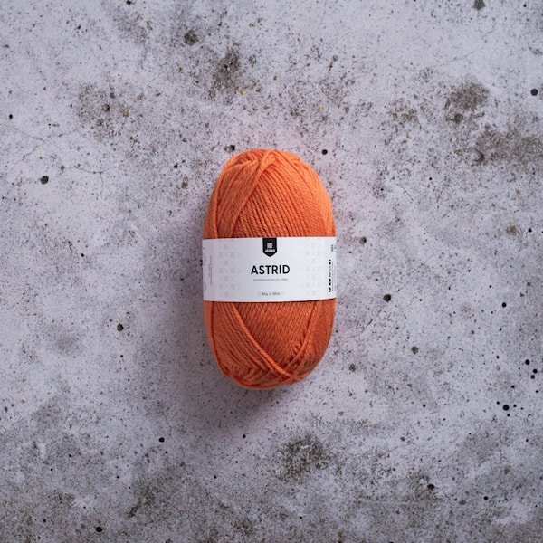 Astrid Ullgarn 50 g Fiery orange Järbo