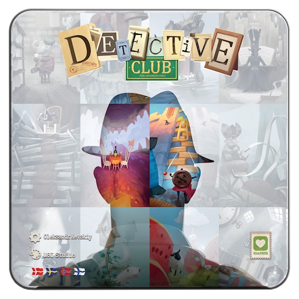 Spill Detective Club Kortspill (SE/FI/NO/DK)