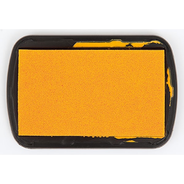Stempelpute tekstil Neonorange 9 X 6 cm