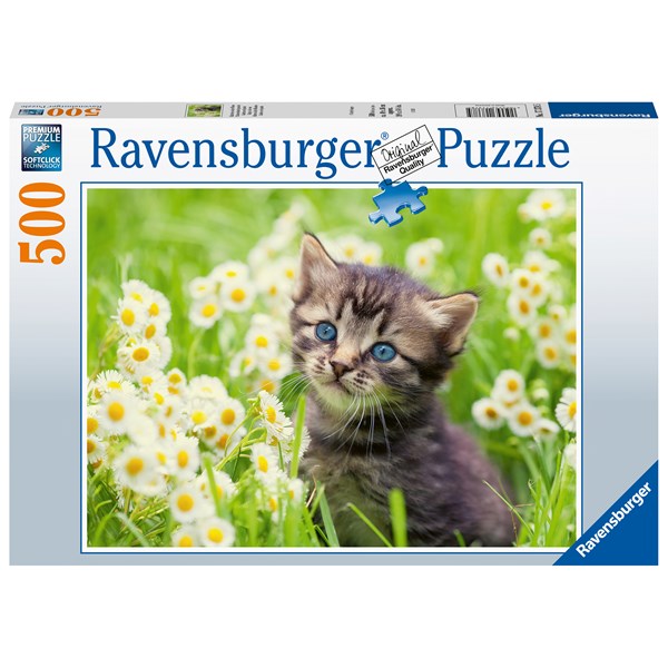 Kitten In The Meadow Pussel 500 bitar, Ravensburger