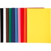 Velourpapper, A4, 210x297 mm, 140 g, mixade färger, 10 ark/ 1 förp.