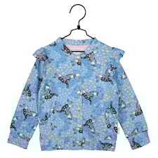 Blomstergalopp Sweatjacka Junior, Blå, Strl 92, Mumin