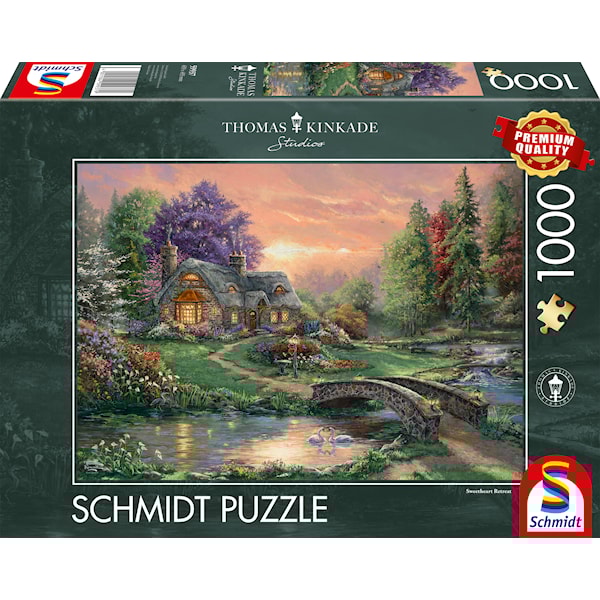 Sweetheart Retreat Thomas Kinkade Puslespill 1000 brikker Schmidt