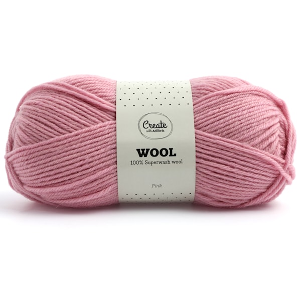Adlibris Ullgarn 100g Pink A020