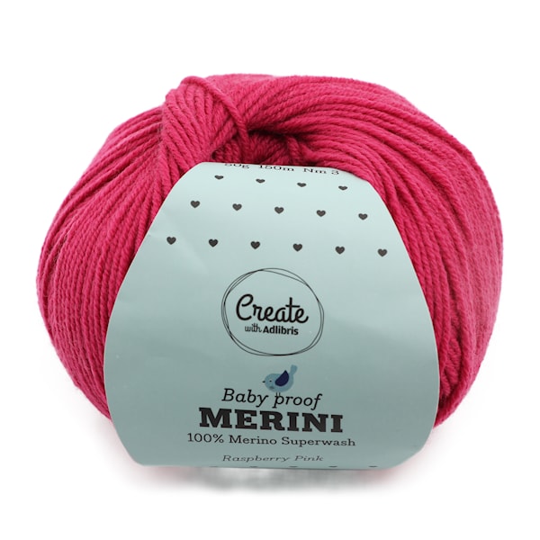 Adlibris Merini 50g Raspberry Pink A357