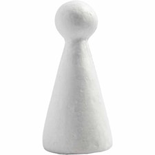 Frigolitkägla med Kula 13 cm 5 st