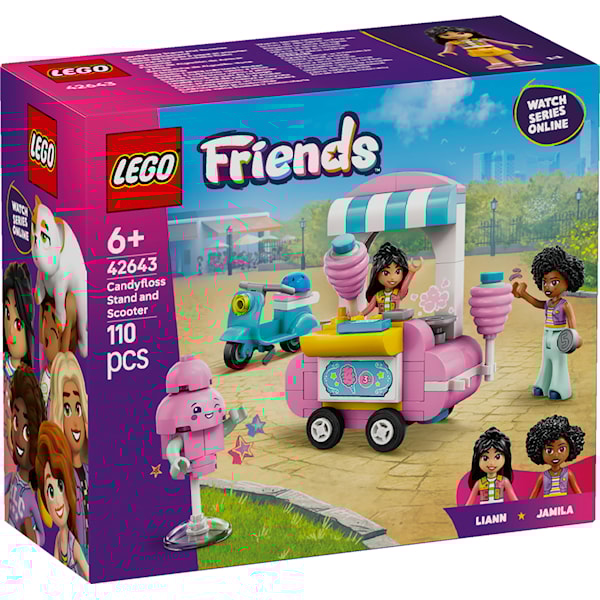 Sukkerspinnkiosk og scooter LEGO® Friends (42643)