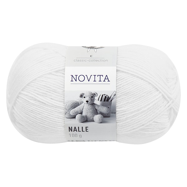 Novita Nalle Garn Ullmix 100 g Hvit (011)