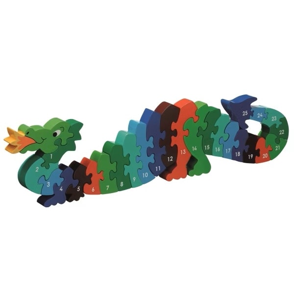 Puslespill Dyr Drage 1-25