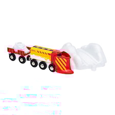 Tåg med snöplog Brio