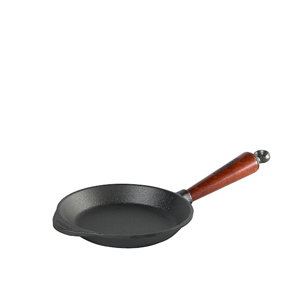 Skeppshult Stekpanna Med Trähandtag Dia 18 cm Gjutjärn Skeppshult Stekpanna Med Trähandtag Dia 18 cm Gjutjärn