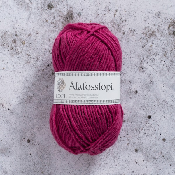 Álafosslopi Garn Ull 100 g Cerise 801240 Istex
