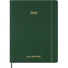 Kalender 2026 Essential Planner Weekly Vertical XXL Myrtle Green Moleskine