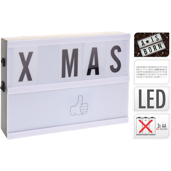 Lightbox LED, 20x15cm.