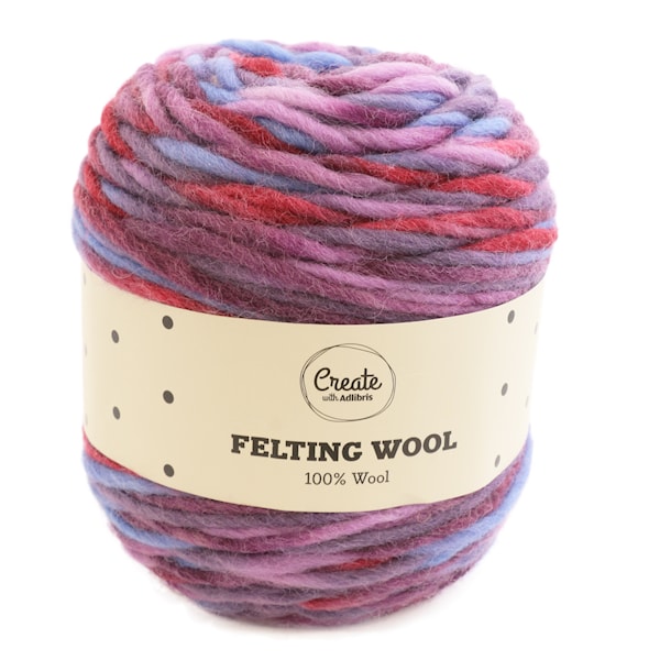 Adlibris Felting Wool 100g Kawachi Fuji B064