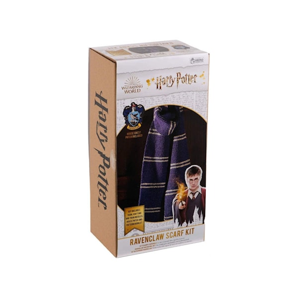 Harry Potter Scarf knitting set, Ravenclaw