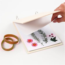 Blomsterpress i trä 21x14,8 cm