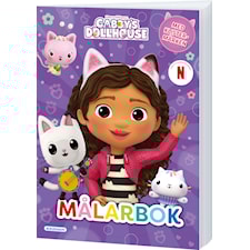 Målarbok Gabbys dockskåp med klistermärken Kärnan